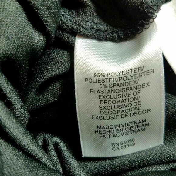 Black Sequin Dress Size 8 Christmas New Years Eve Party NEW - Picture 8 of 9